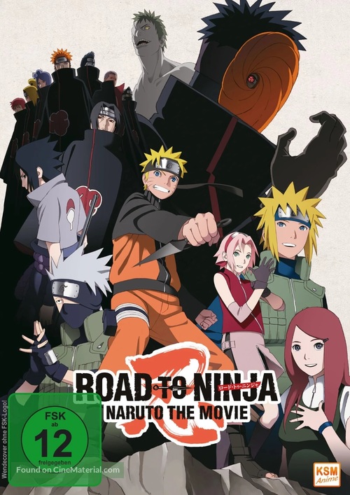 Road to Ninja: Naruto the Movie - German DVD movie cover