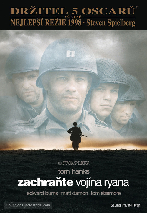 Saving Private Ryan - Czech DVD movie cover