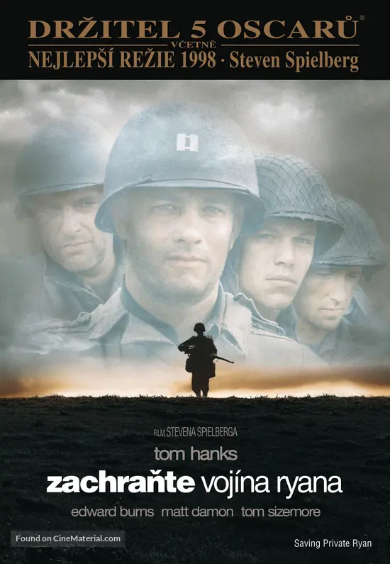 Saving Private Ryan - Czech DVD movie cover