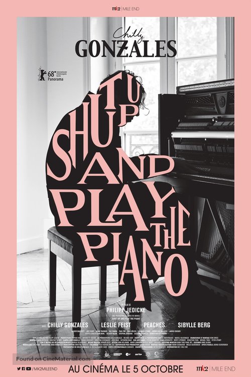 Shut Up and Play the Piano - Canadian Movie Poster