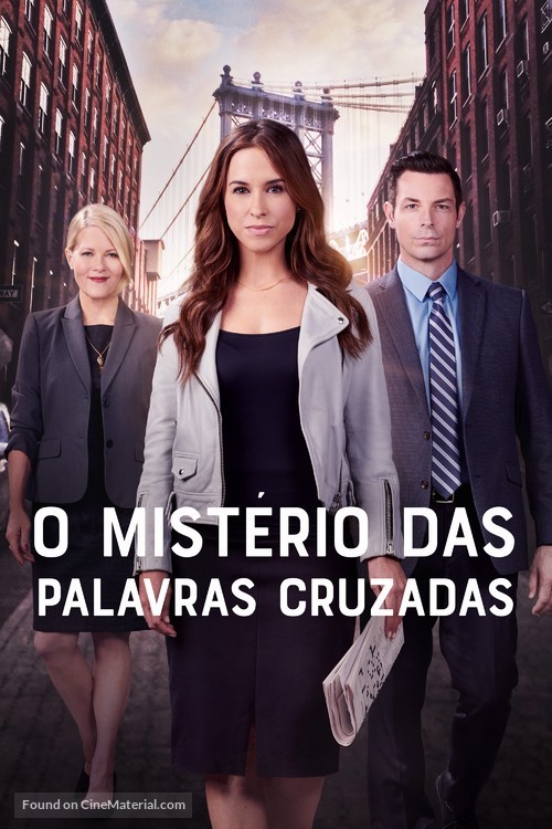 &quot;The Crossword Mysteries&quot; A Puzzle to Die For - Portuguese Movie Cover