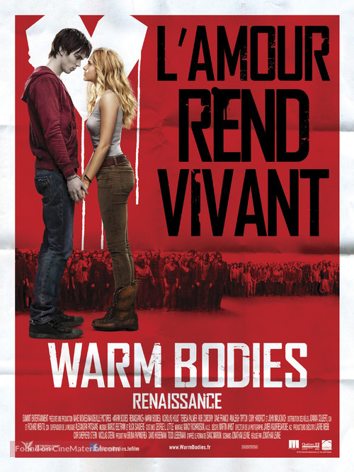 Warm Bodies - French Movie Poster