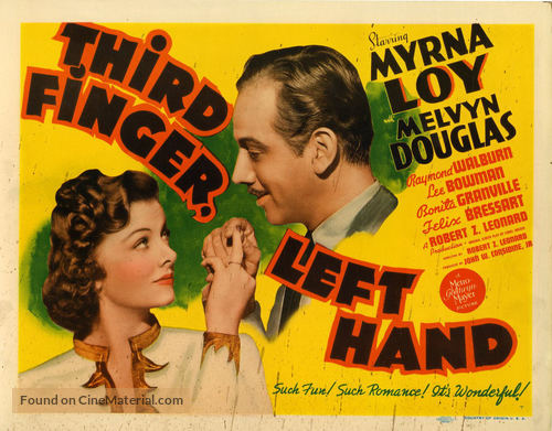 Third Finger, Left Hand - Movie Poster