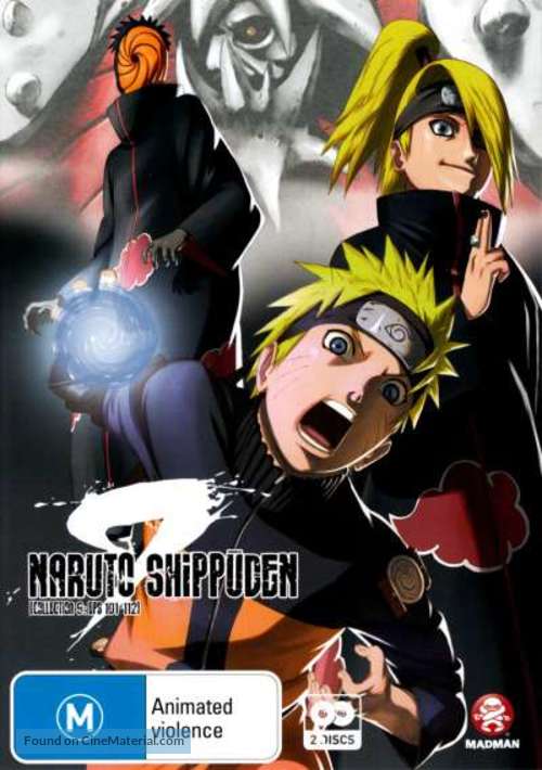 &quot;Naruto: Shipp&ucirc;den&quot; - Australian DVD movie cover