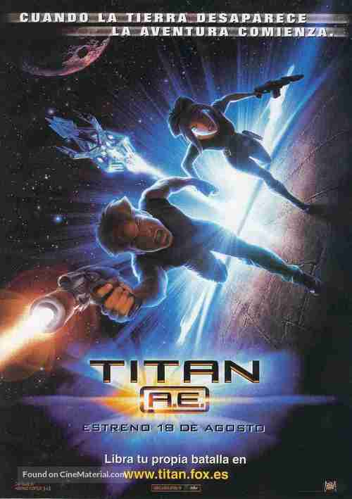 Titan A.E. - Spanish Movie Poster