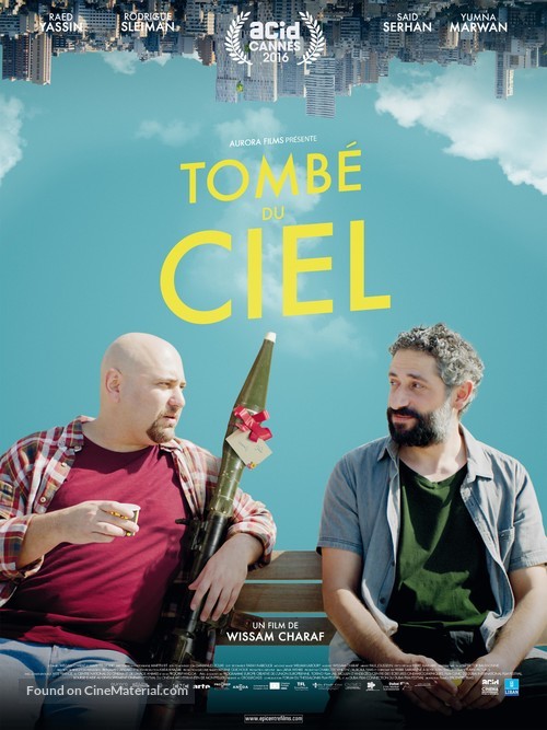 Tomb&eacute; du ciel - French Movie Poster