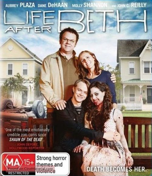 Life After Beth - Australian Blu-Ray movie cover