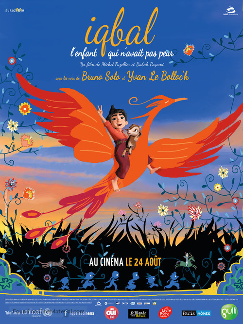 Iqbal, a Tale of a Fearless Child - French Movie Poster