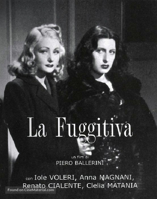 La fuggitiva (1941) Italian movie poster