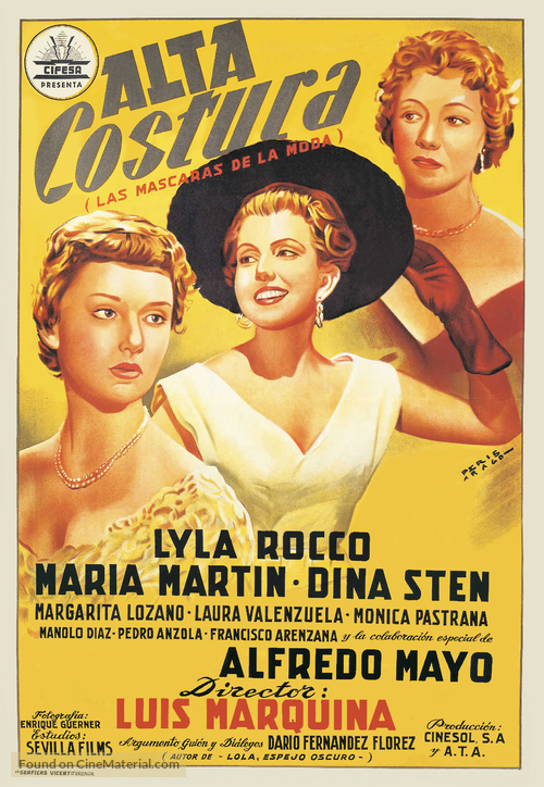 Alta costura - Spanish Movie Poster