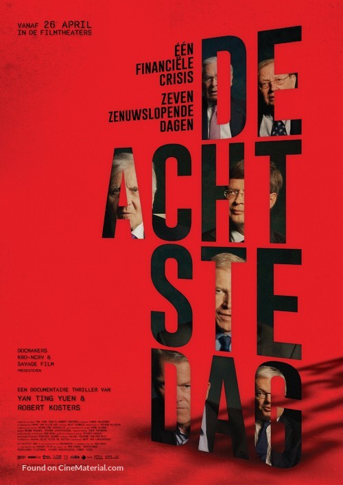 De achtste dag - Dutch Movie Poster