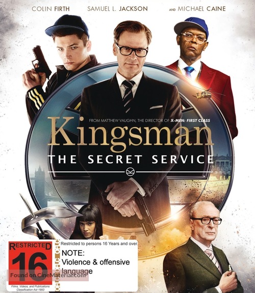 Kingsman: The Secret Service - New Zealand Blu-Ray movie cover