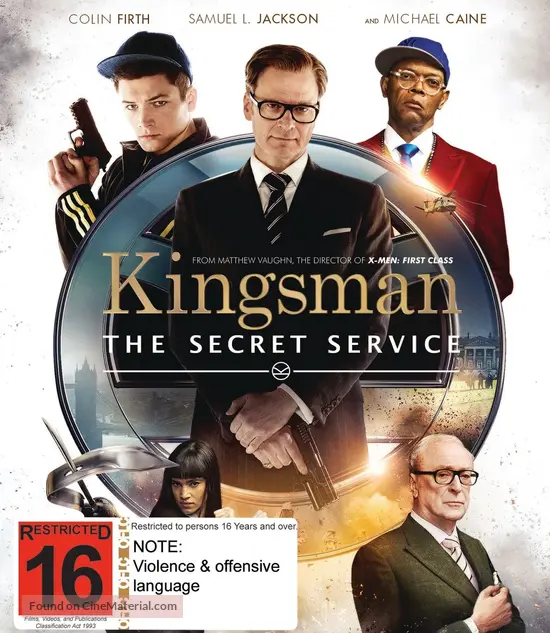 Kingsman: The Secret Service - New Zealand Blu-Ray movie cover