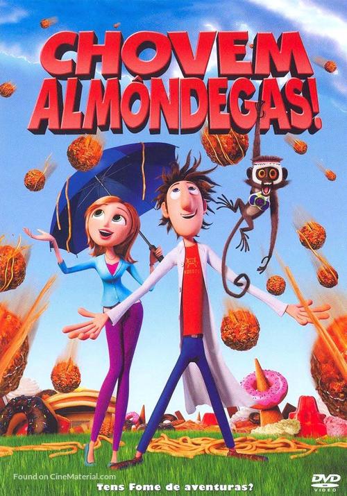 Cloudy with a Chance of Meatballs - Portuguese Movie Cover