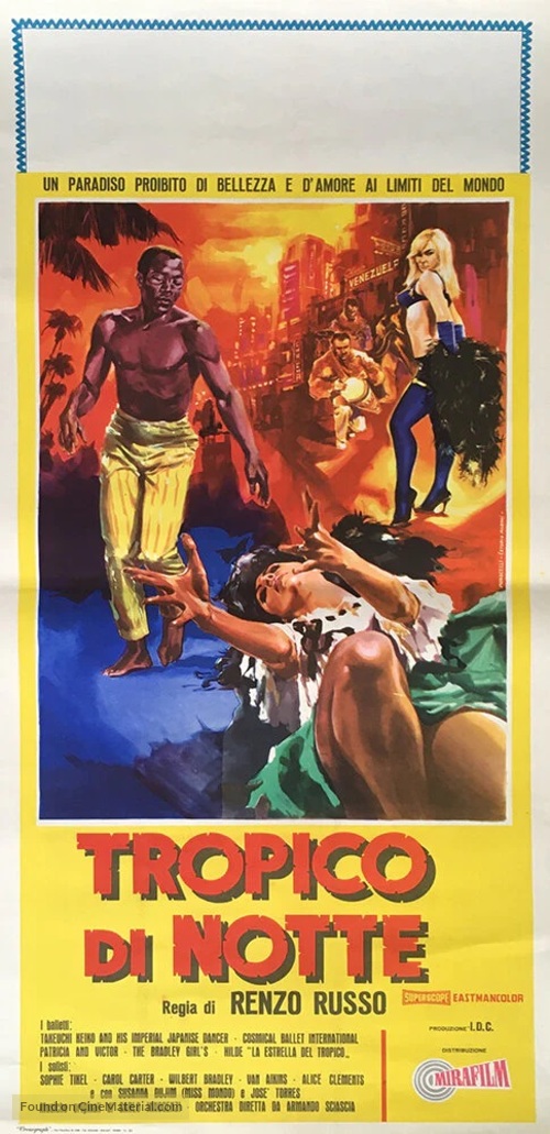 Tropico di notte - Italian Movie Poster