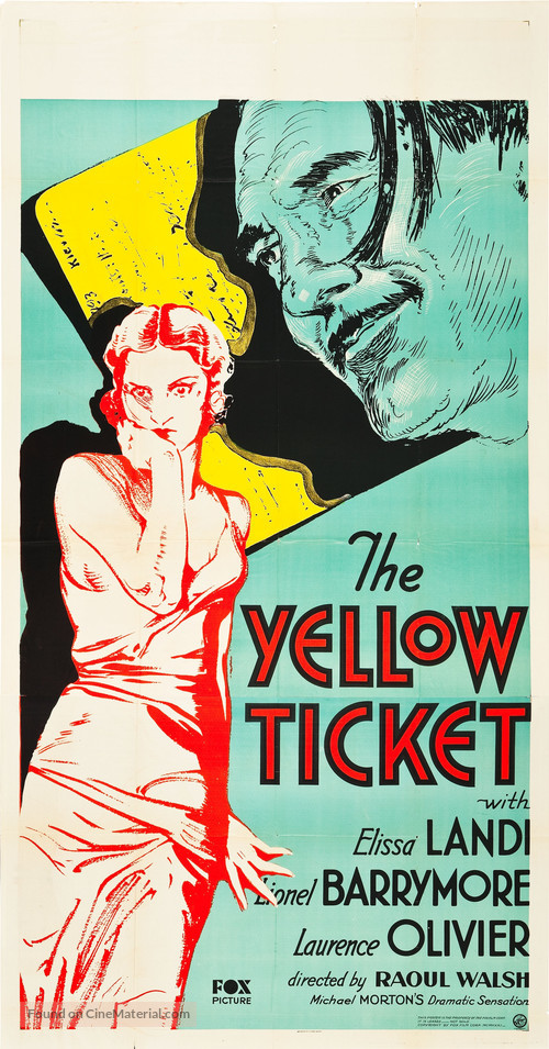 The Yellow Ticket - Movie Poster