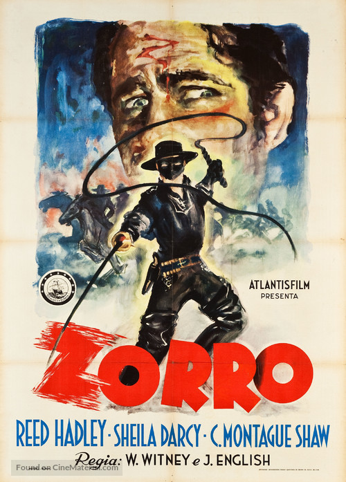 Zorro&#039;s Fighting Legion - Italian Movie Poster