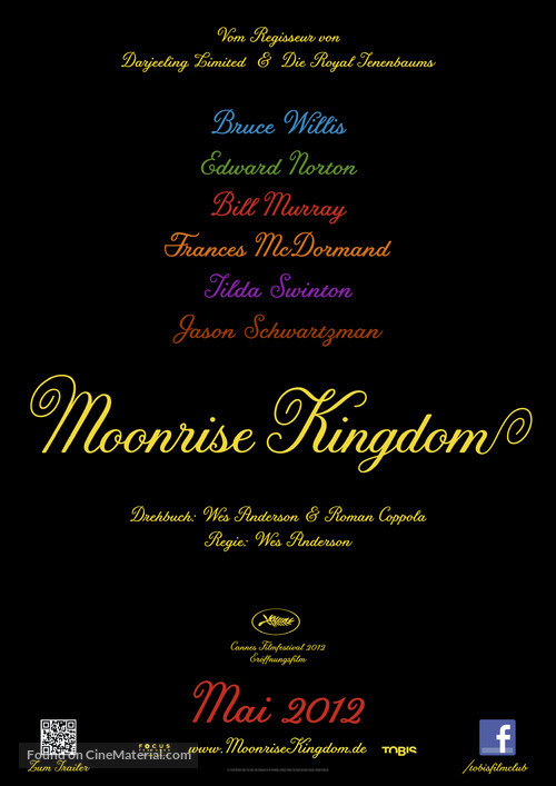 Moonrise Kingdom - German Movie Poster