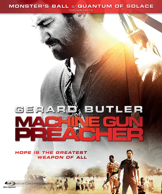 Machine Gun Preacher - Finnish Blu-Ray movie cover