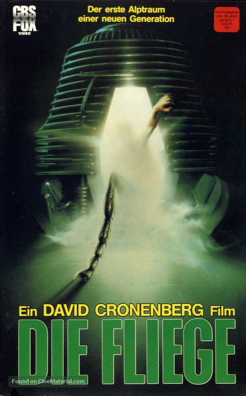 The Fly - German VHS movie cover