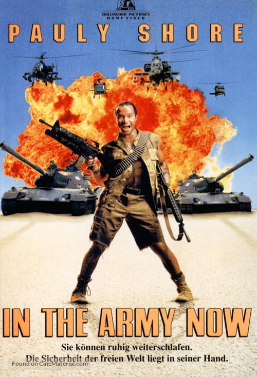 In the Army Now - German Movie Cover