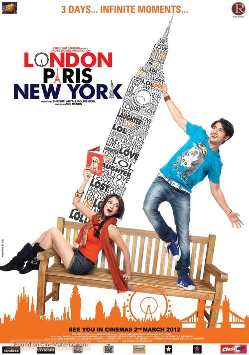 London Paris New York - Indian Movie Poster