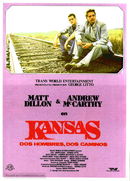 Kansas - Spanish Movie Poster