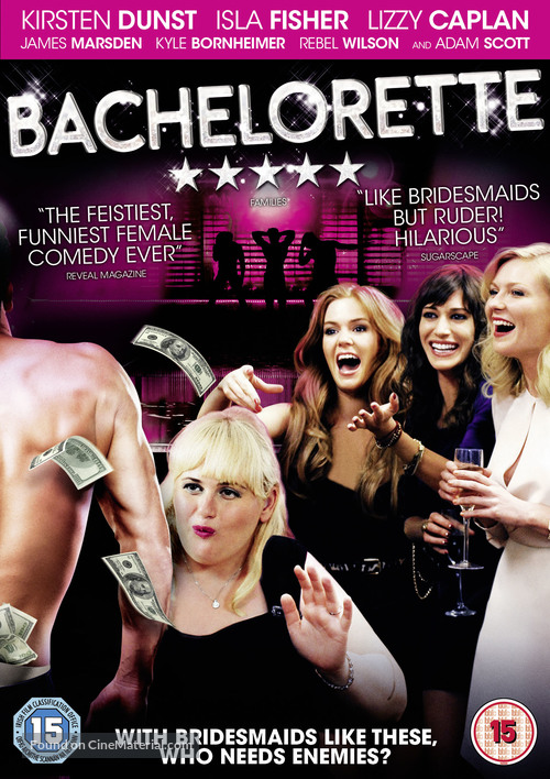 Bachelorette - British DVD movie cover