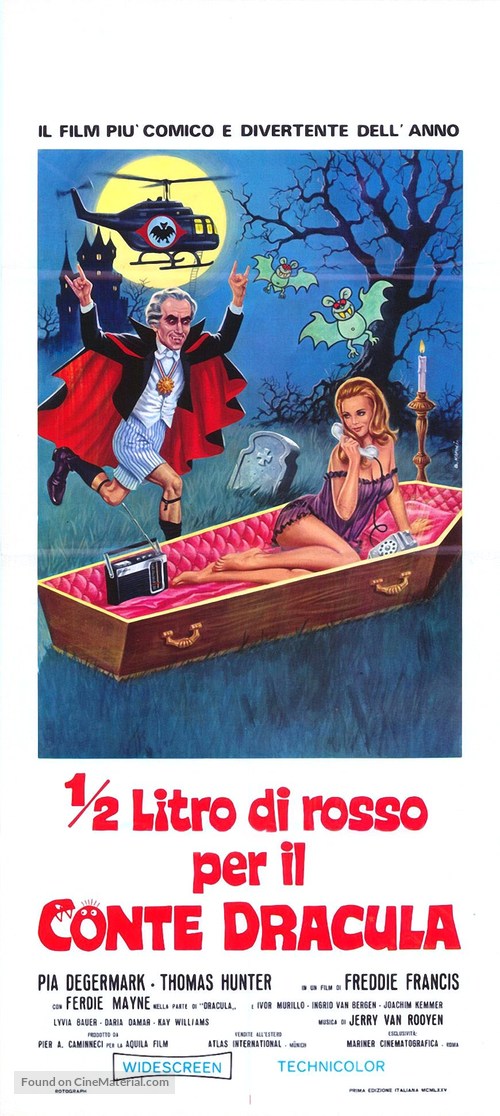 Gebissen wird nur nachts - Italian Movie Poster