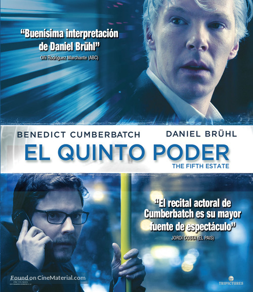 The Fifth Estate - Chilean Blu-Ray movie cover