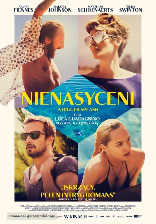 A Bigger Splash - Polish Movie Poster