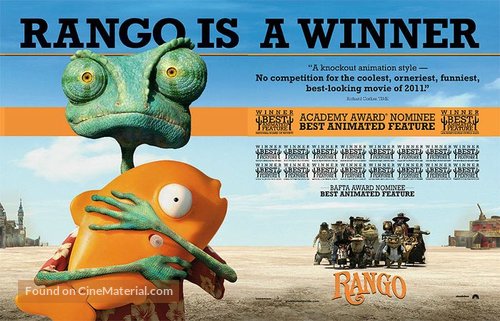 Rango - For your consideration movie poster