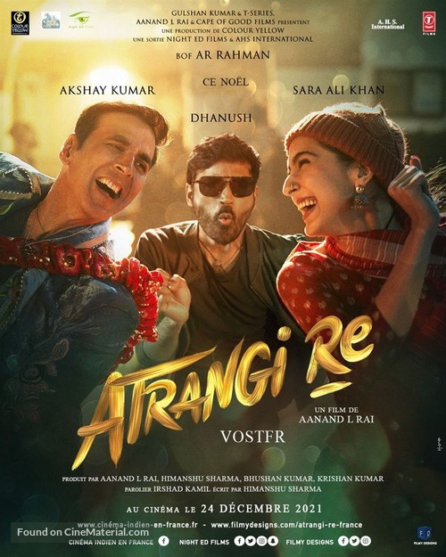 Atrangi Re - French Movie Poster