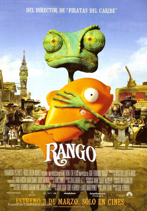 Rango - Argentinian Movie Poster