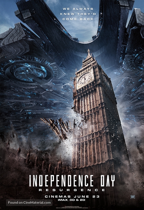 Independence Day: Resurgence - British Movie Poster