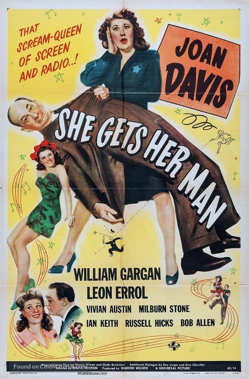 She Gets Her Man - Movie Poster