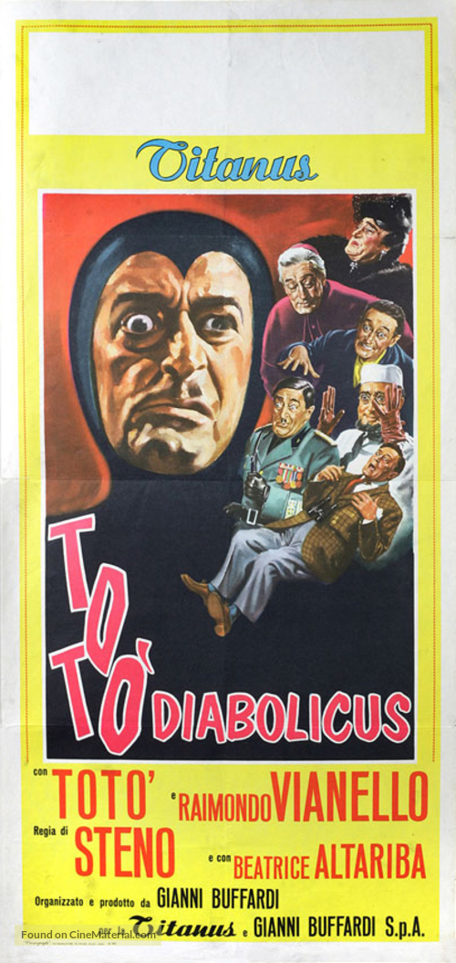 Tot&ograve; diabolicus - Italian Movie Poster