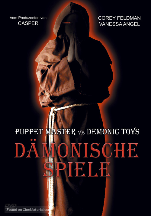 Puppet Master vs. Demonic Toys - German DVD movie cover