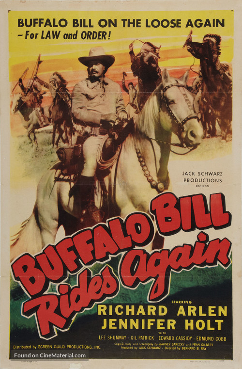 Buffalo Bill Rides Again - Movie Poster