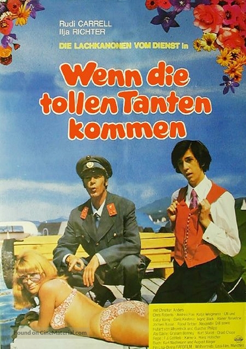 Wenn die tollen Tanten kommen - German Movie Poster