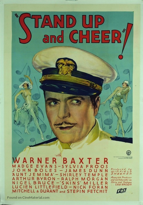 Stand Up and Cheer! - Movie Poster