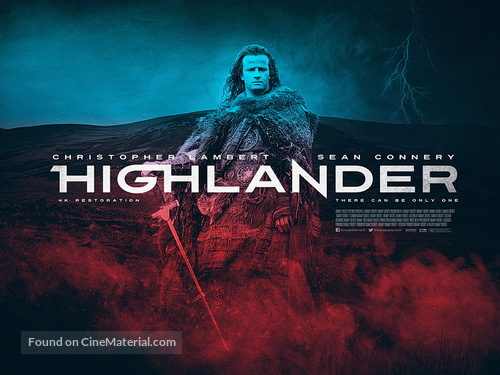 Highlander - British Movie Poster
