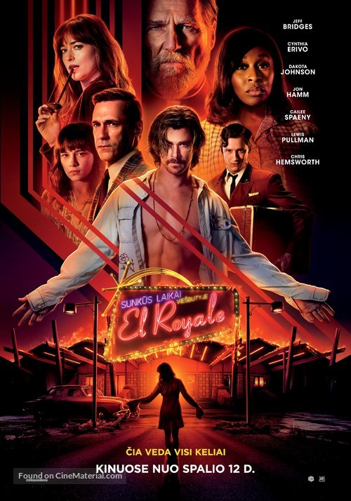 Bad Times at the El Royale - Lithuanian Movie Poster