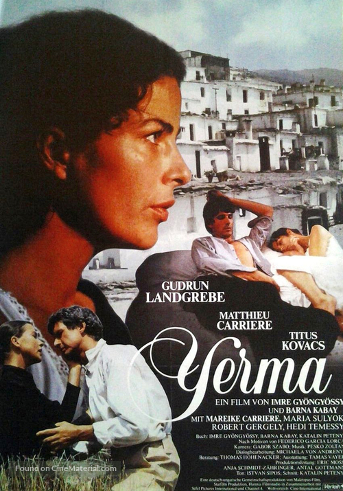 Yerma - German Movie Poster