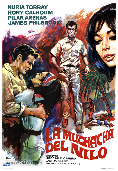 La muchacha del Nilo - Spanish Movie Poster