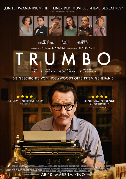 Trumbo - German Movie Poster