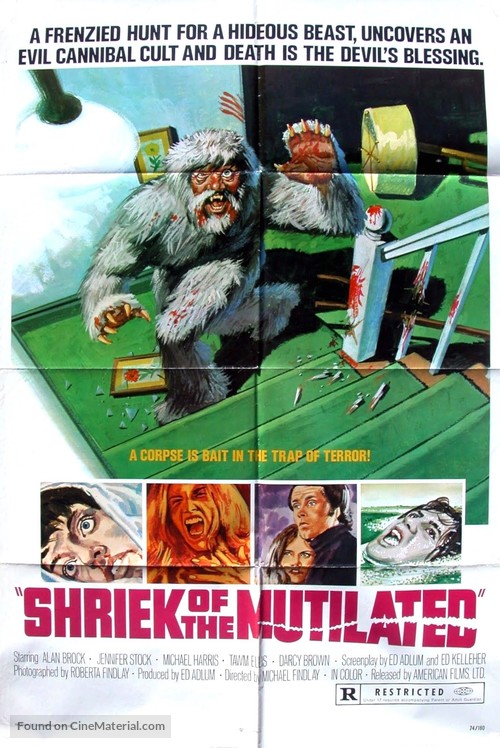Shriek of the Mutilated - Movie Poster