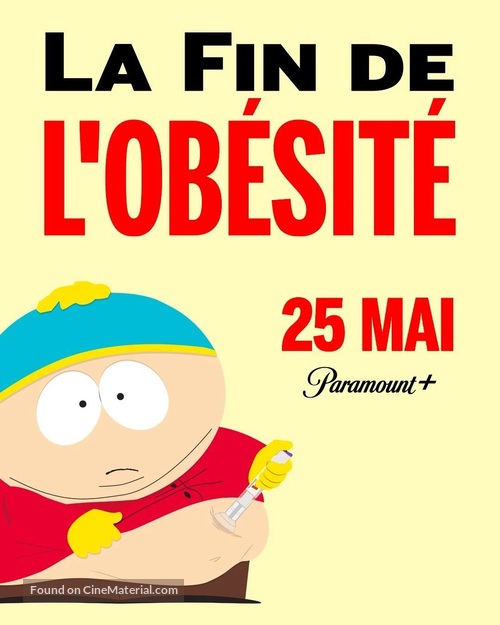 South Park: The End of Obesity - French Movie Poster