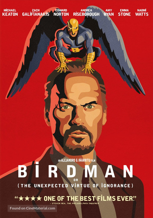 Birdman or (The Unexpected Virtue of Ignorance) - DVD movie cover