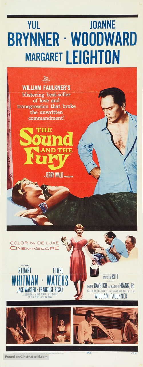The Sound and the Fury - Theatrical movie poster